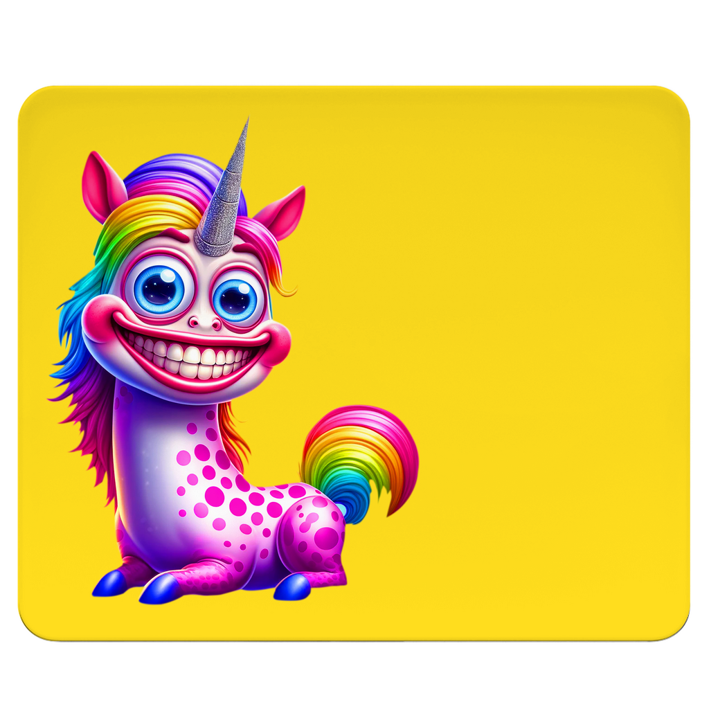 Mousepad "Grinsendes Einhorn"