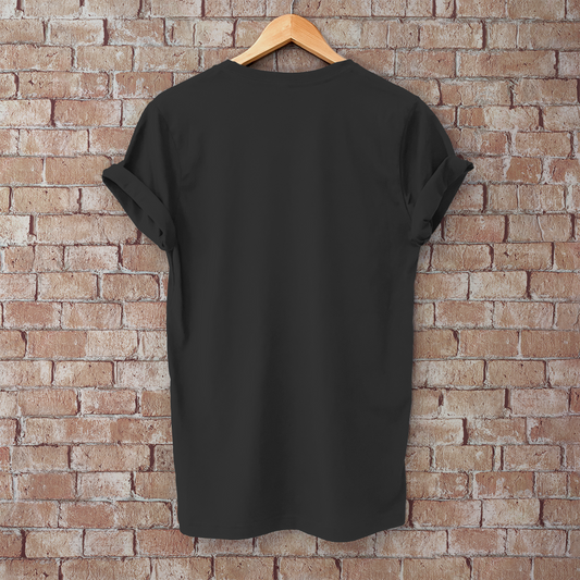 Street-Art T-Shirt mit Liniengesicht