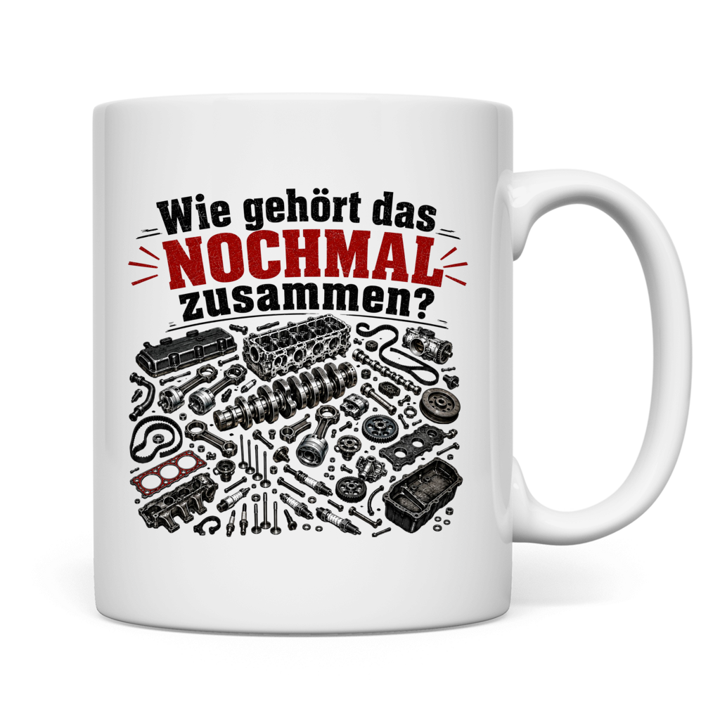 Tasse „Wie gehört das nochmal zusammen?“