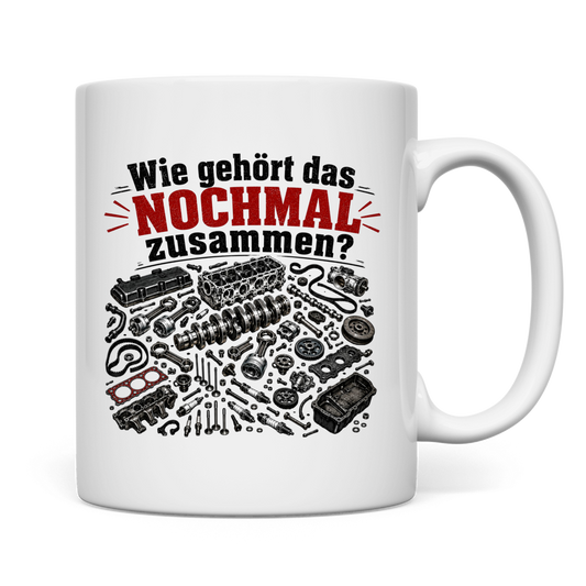 Tasse „Wie gehört das nochmal zusammen?“