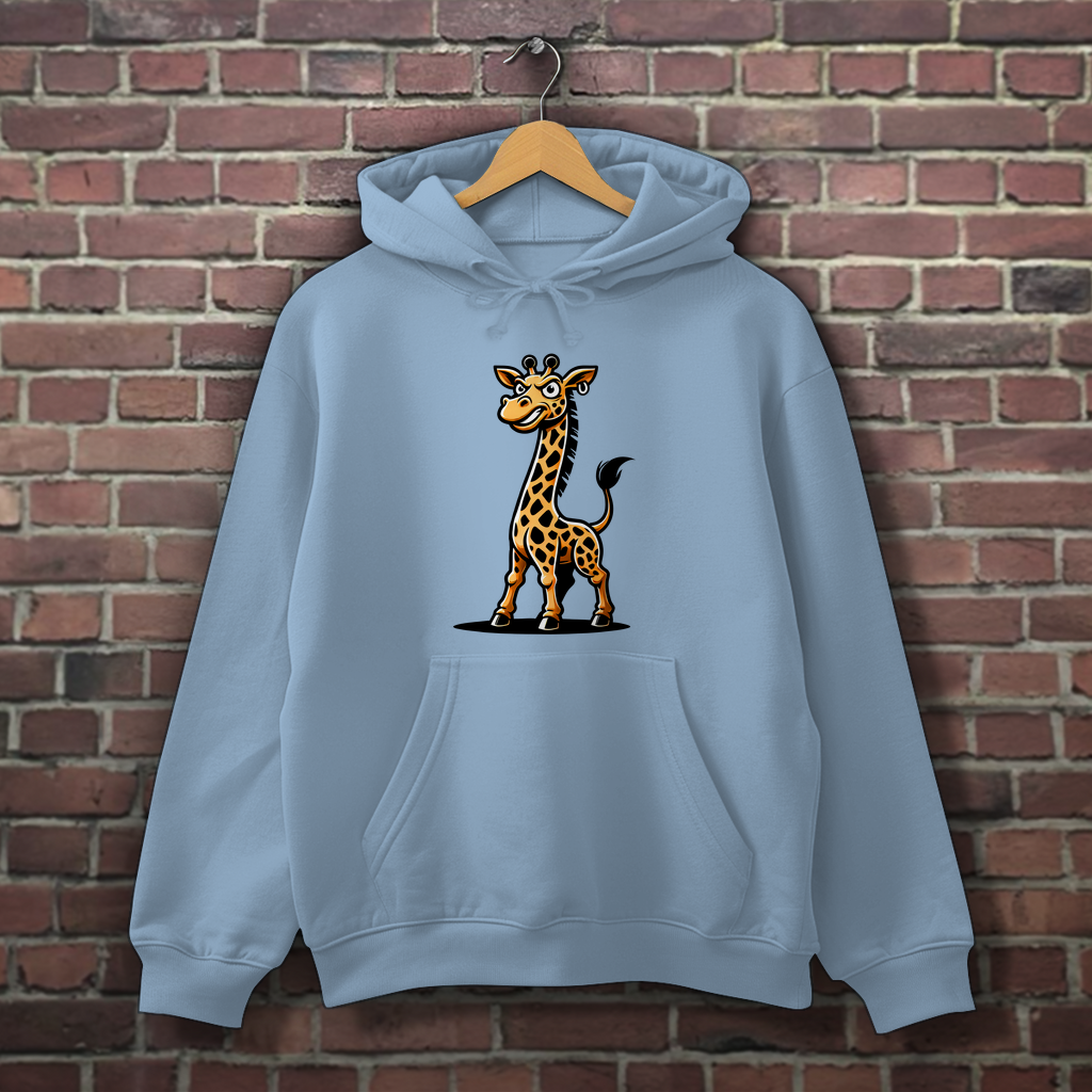 Herren Hoodie Coole Giraffe