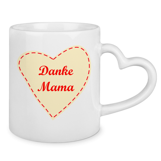 Tasse Herz Danke Mama Muttertag