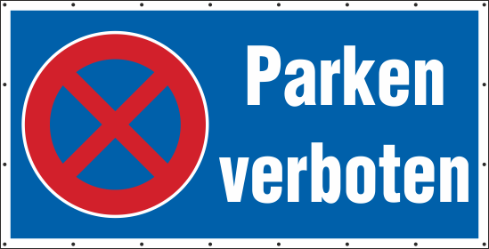 Parkverbot Banner