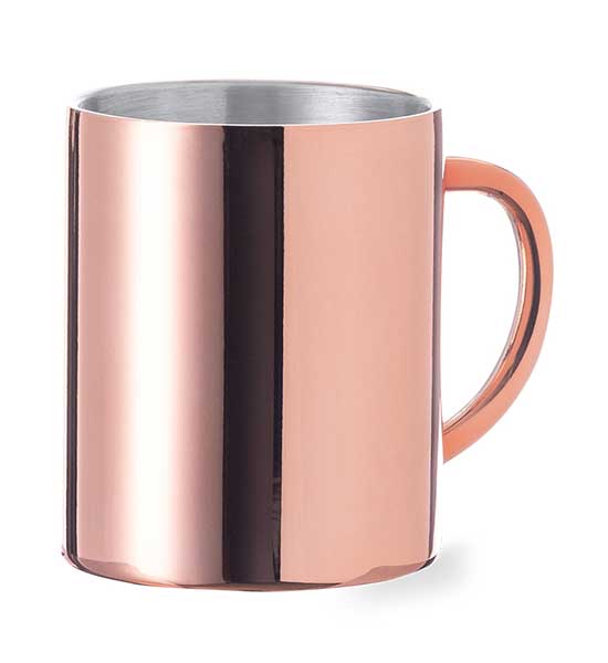 Edelstahlbecher 0,3l, Kupferfarben glänzend – Partybecher