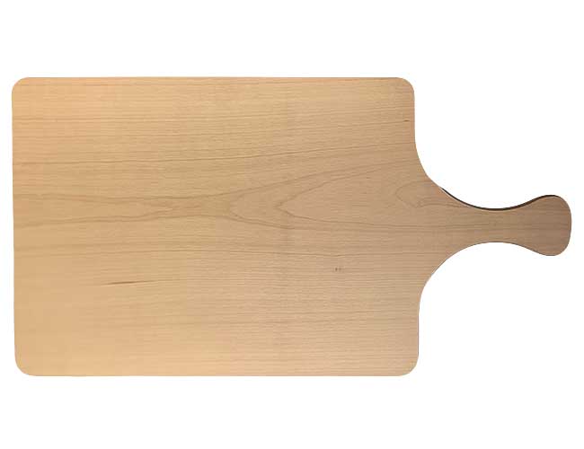 Schneidebrett mit Griff Handgriff Groß, XXL aus Hartholz