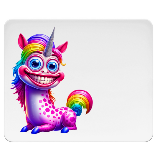 Mousepad "Grinsendes Einhorn"