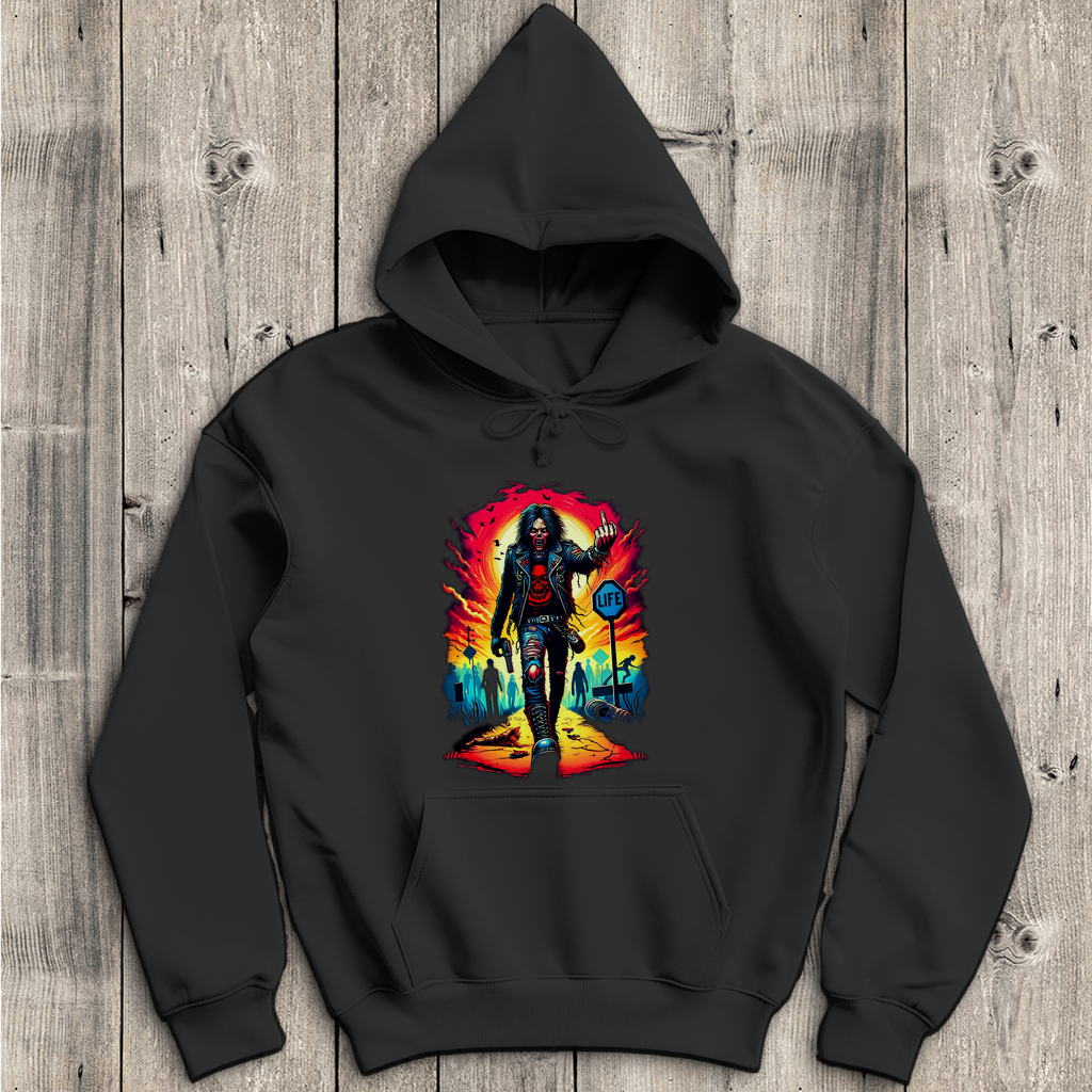 Herren Hoodie "Zombi life"
