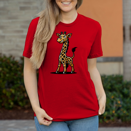 Damen T-Shirts mit "Coole Giraffe"