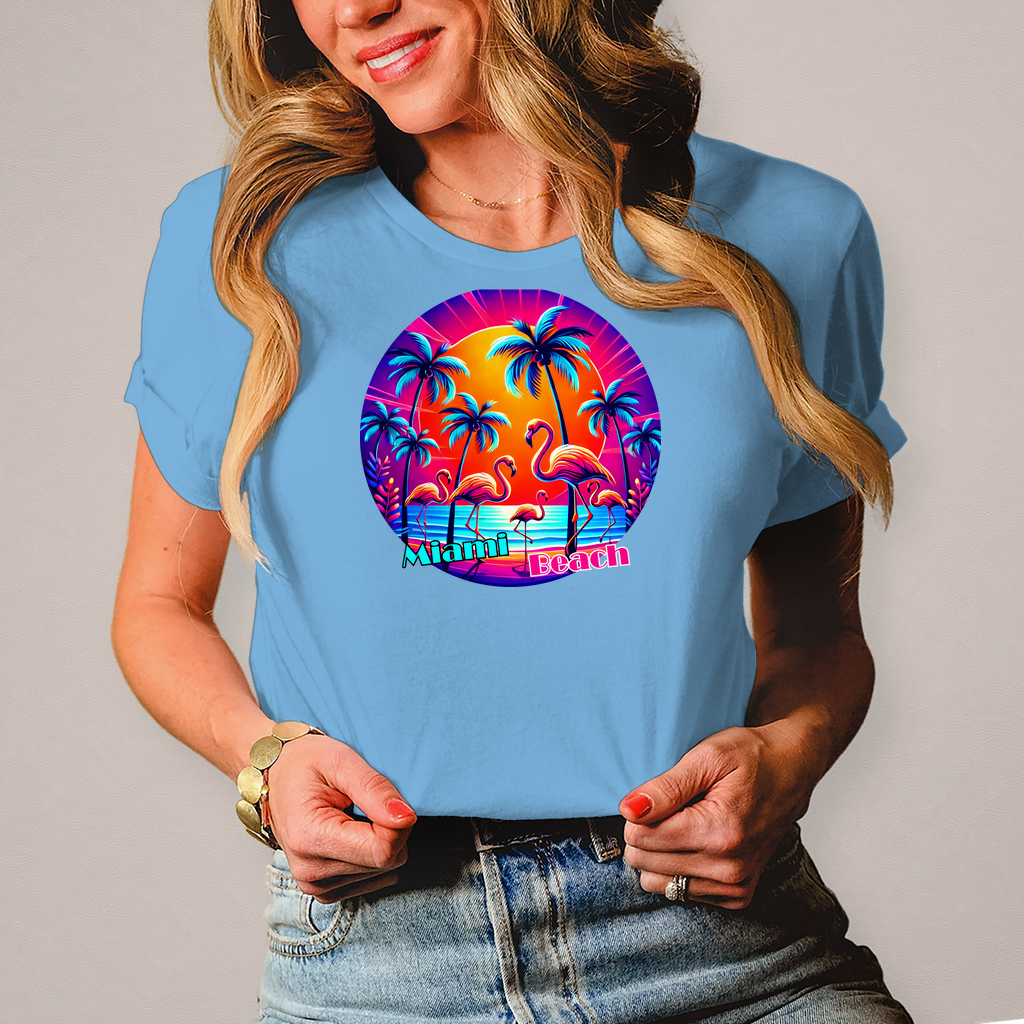 Damen T-Shirt "Miami Beach"