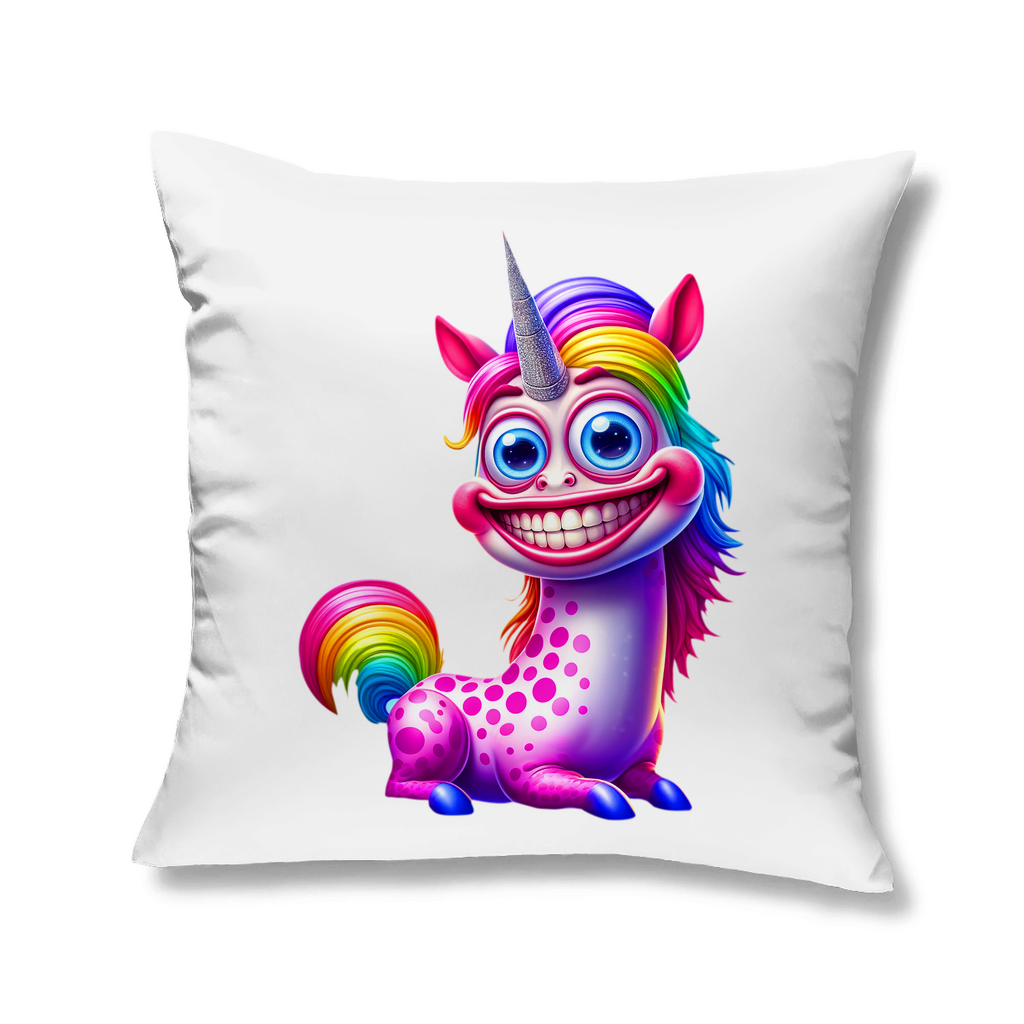 Kopfkissen "grinsendes Einhorn"