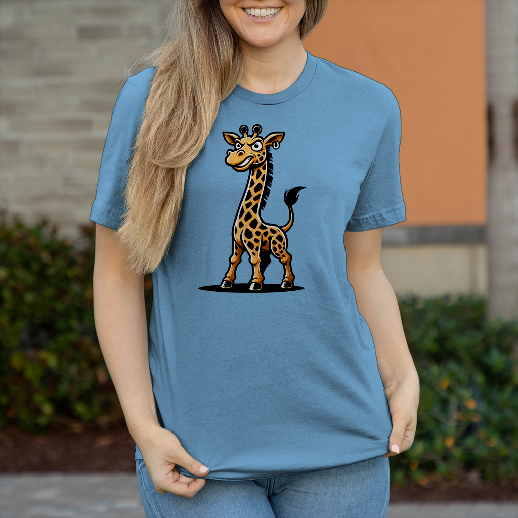 Damen T-Shirts mit "Coole Giraffe"