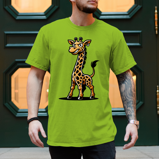Herren T-Shirt Coole Giraffe
