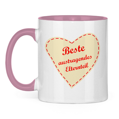 Muttertag Beste austragendes Elternteil Tasse aus Keramik
