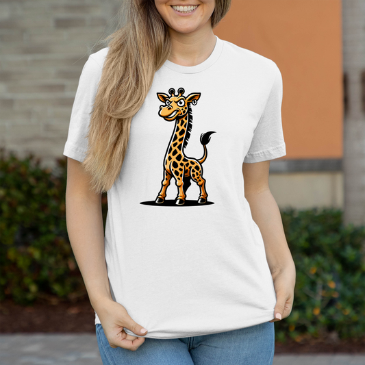 Damen T-Shirts mit "Coole Giraffe"