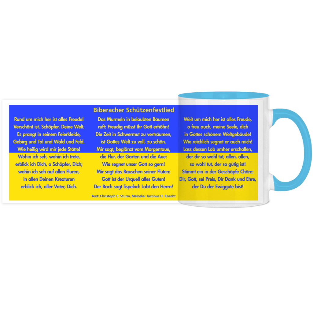 Tasse Biberacher Schützenlied
