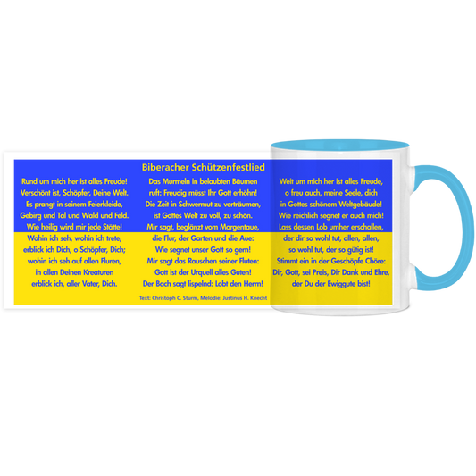 Tasse Biberacher Schützenlied