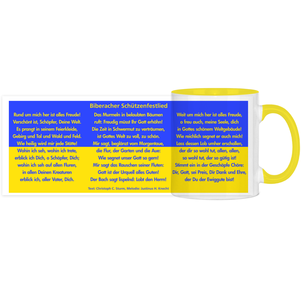 Tasse Biberacher Schützenlied