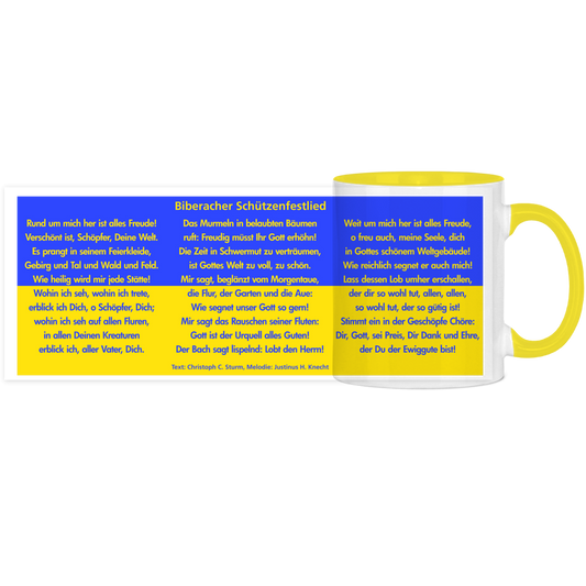 Tasse Biberacher Schützenlied