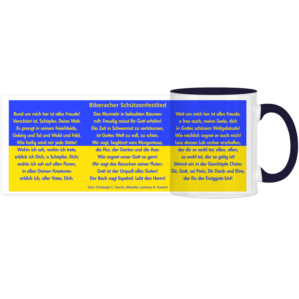 Tasse Biberacher Schützenlied