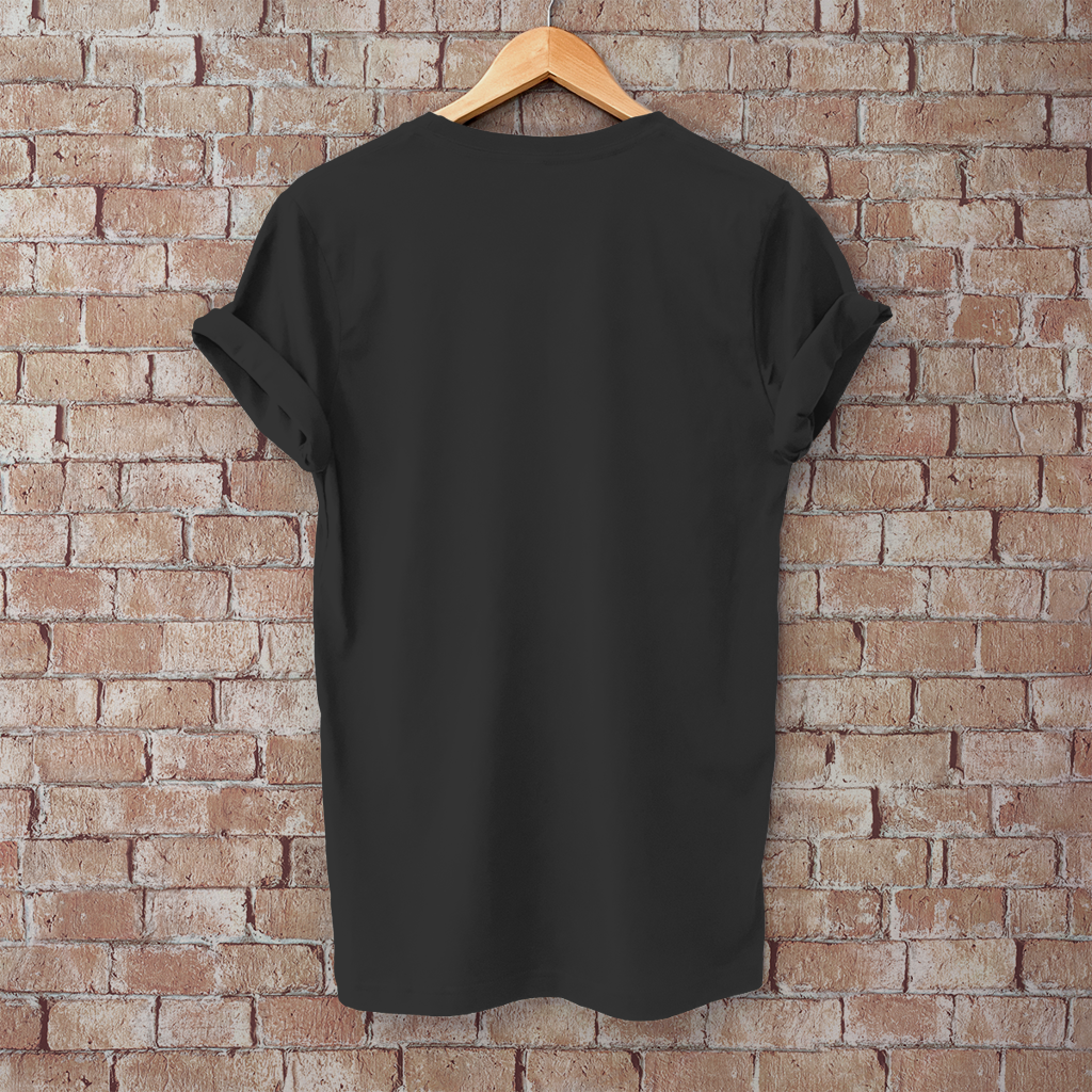 Street-Art T-Shirt mit Liniengesicht