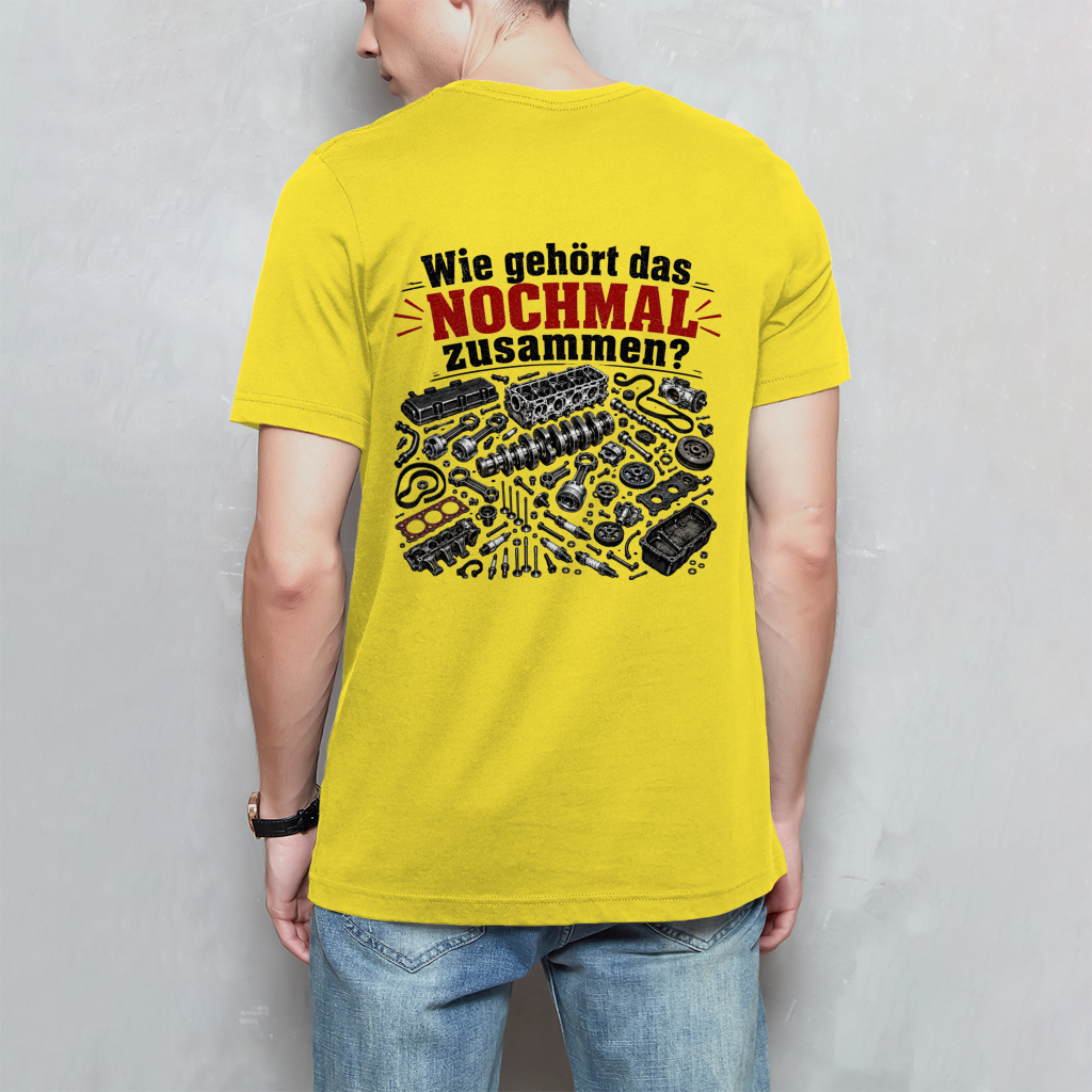 T-Shirt "Wie gehört das nochmals zusammen"