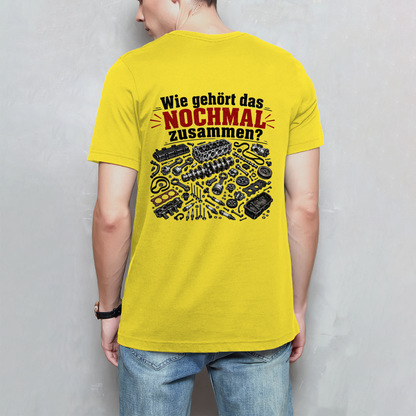 T-Shirt "Wie gehört das nochmals zusammen"