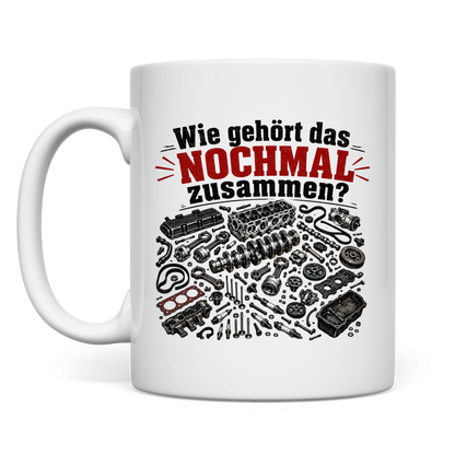 Tasse „Wie gehört das nochmal zusammen?“