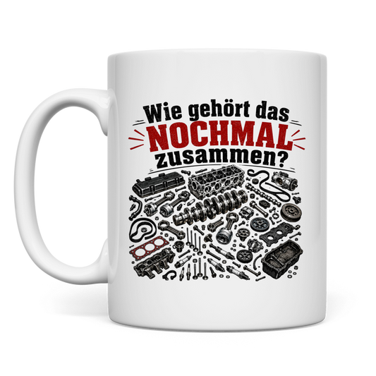 Tasse „Wie gehört das nochmal zusammen?“