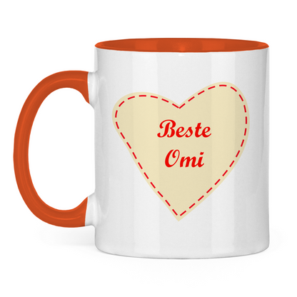 Muttertag Beste Omi Tasse aus Keramik