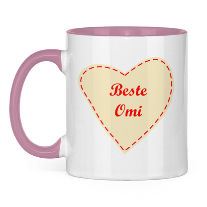 Muttertag Beste Omi Tasse aus Keramik