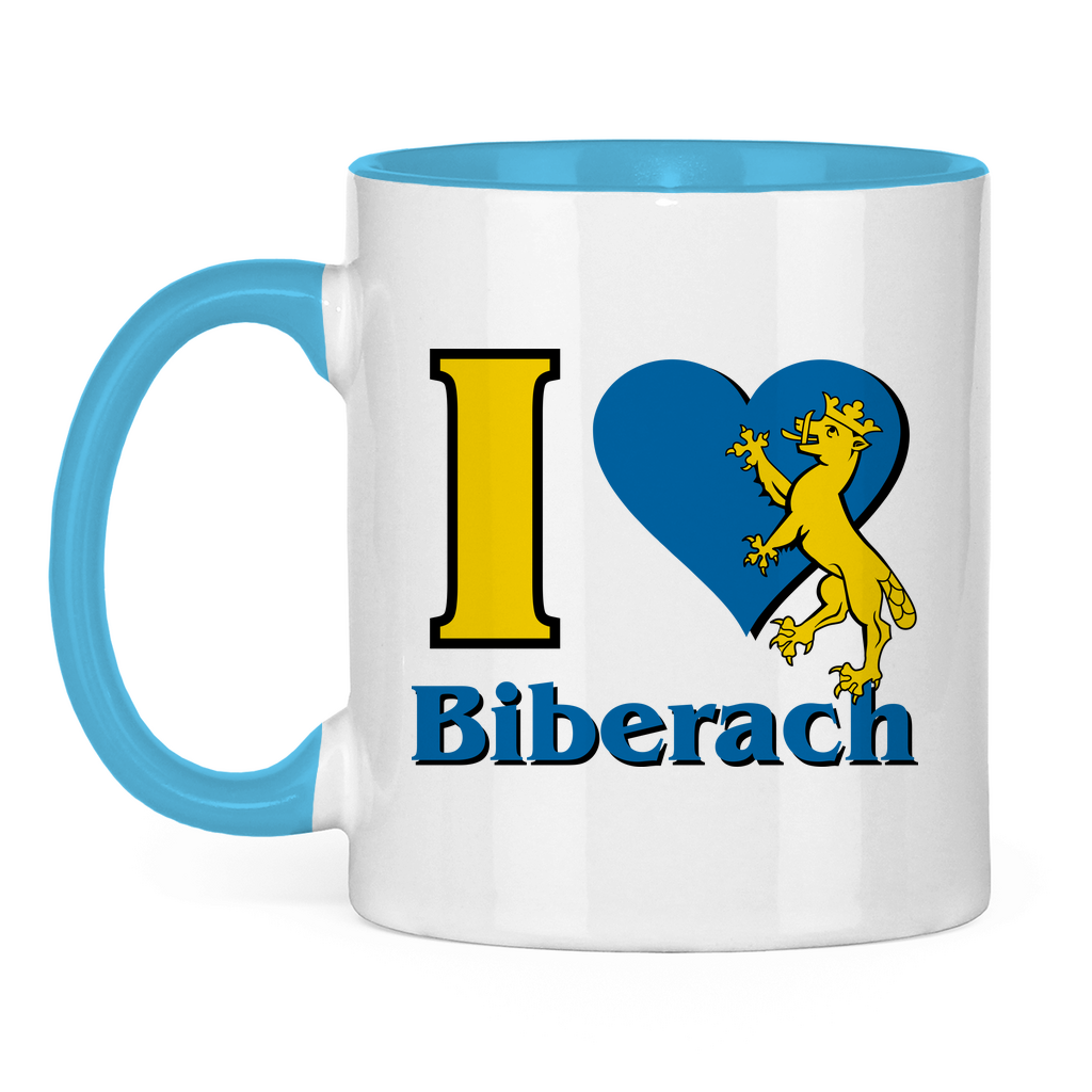 Kafee Tasse I Love Biberach blau
Tolles Geschenk für jeden Biberacher