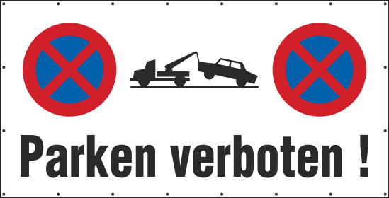 Parkverbot Banner