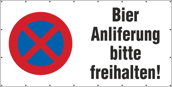 Parkverbot Banner