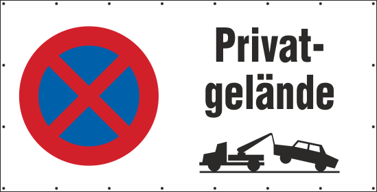 Parkverbot Banner