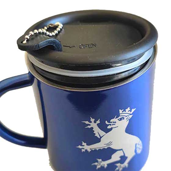 Kunststoffdeckel mit Trinköffnung für Edelstahlbecher 0,3l – Partybecher