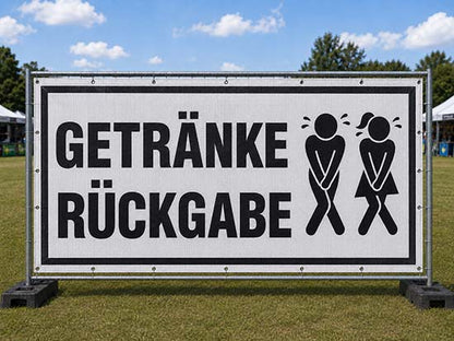 WC / Toiletten Wegweiser Banner
