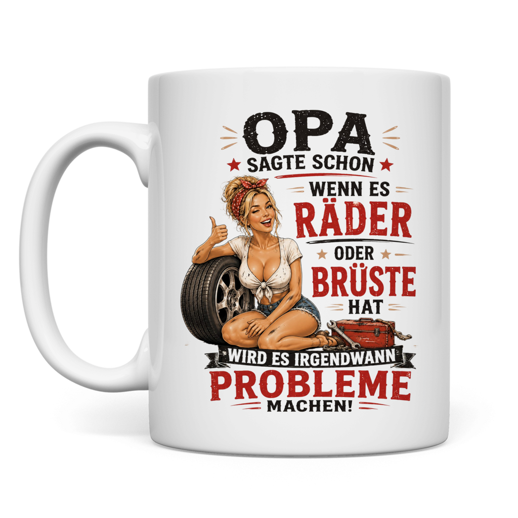Räder oder Brüste Probleme Machen links