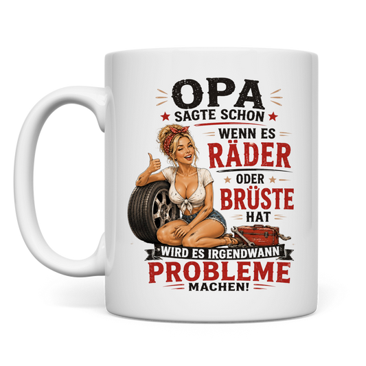 Räder oder Brüste Probleme Machen links