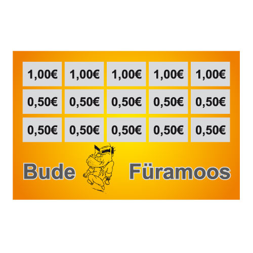 Verzehrbonus gedruckt 