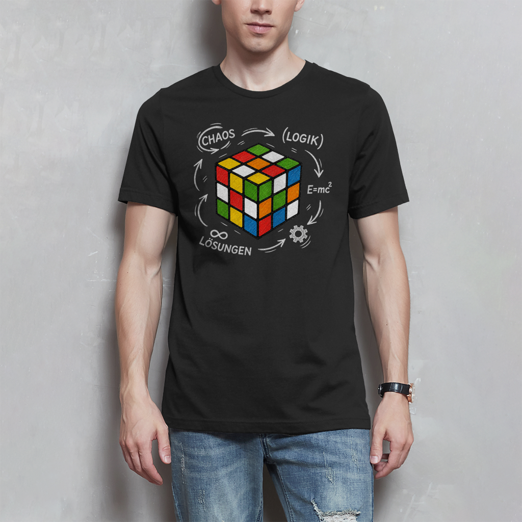 Würfel 80er bunt schwarz