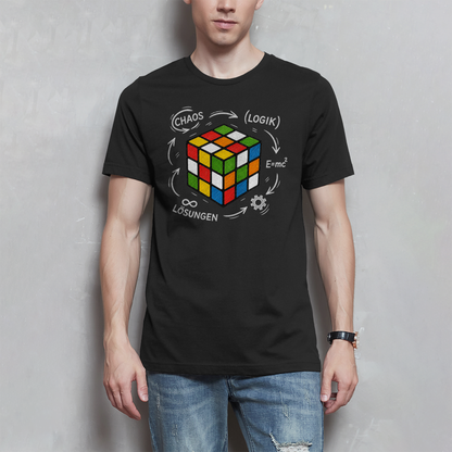 Würfel 80er bunt schwarz