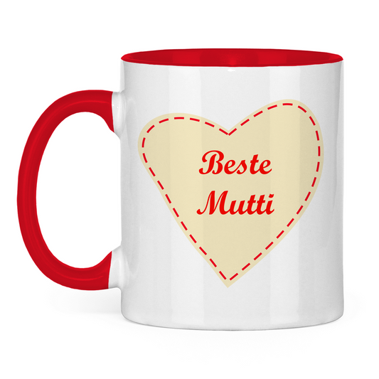 Muttertag Beste Mutti Tasse aus Keramik
