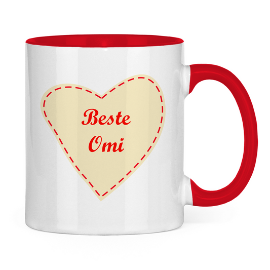Muttertag Beste Omi Tasse aus Keramik