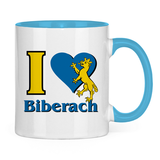 Kafee Tasse I Love Biberach blau
Tolles Geschenk für jeden Biberacher