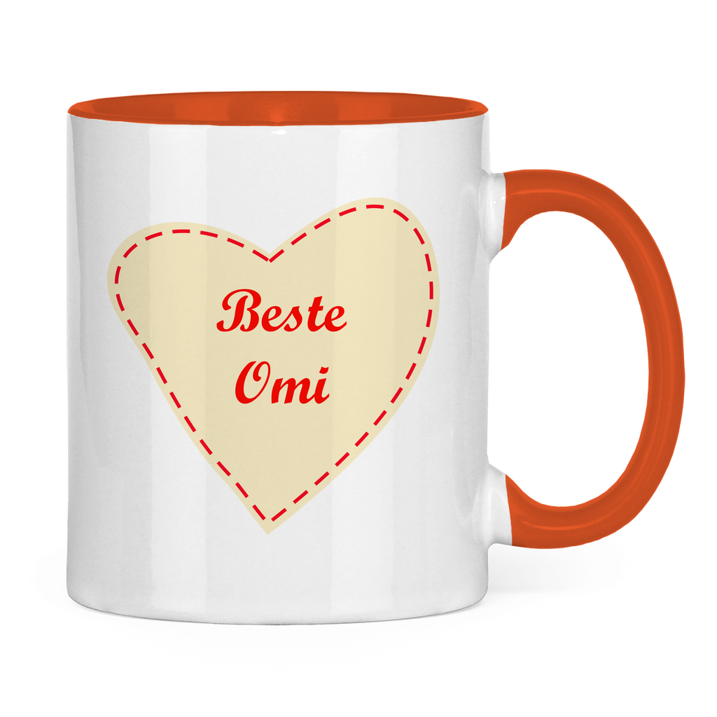 Muttertag Beste Omi Tasse aus Keramik