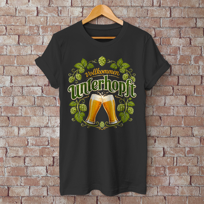 vollkommen unterhopft  Hopfen Design