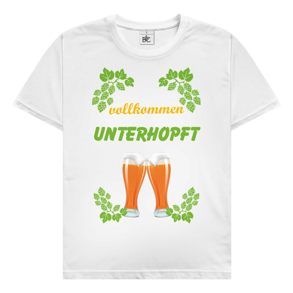 vollkommen unterhopft weiß
